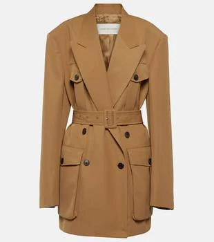 Dries Van Noten | Double-breasted gabardine jacket