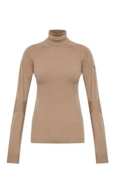 Moncler | Moncler Grenoble Logo Embroidered Polo Neck Jumper