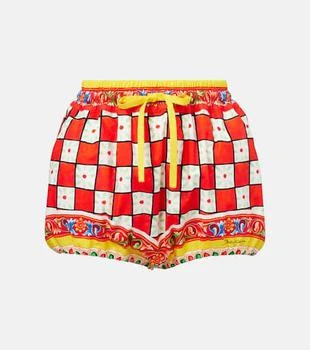Dolce 
Gabbana | Printed cotton shorts