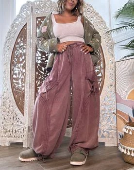 Blue Velvet - Harlem Parachute Pants