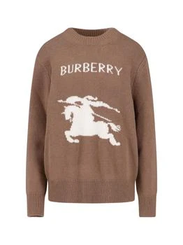 Burberry | Burberry Logo Detailed Crewneck Jumper