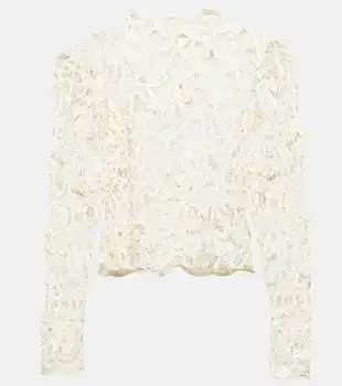 Isabel Marant | Neline floral embroidered cotton top