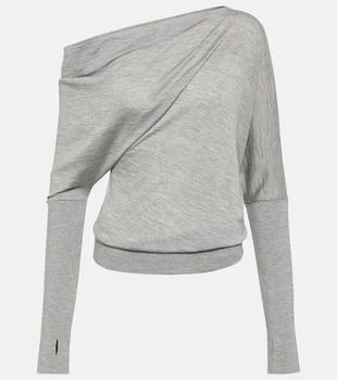 Tom Ford | One-shoulder cashmere and silk sweater