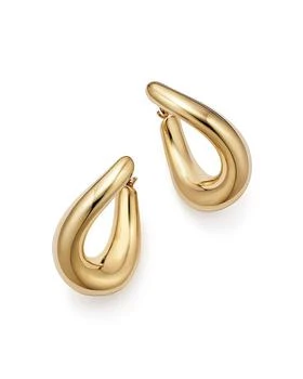 Bloomingdale's | 14K Yellow Gold Medium Oval Twist Hoop Earrings