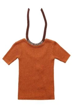 Dries Van Noten | Dries Van Noten Short-Sleeved Ribbed Top