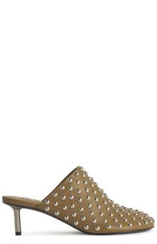 Jil Sander | Jil Sander Stud Embellished Round Toe Mules