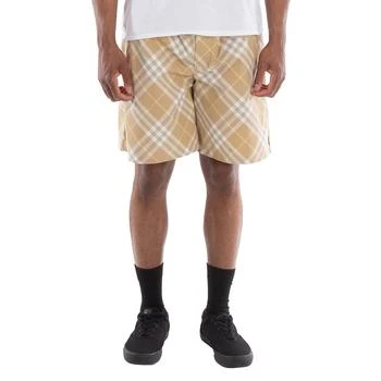 Burberry | Check Pattern Belted Waist Shorts