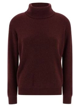 Brunello Cucinelli | Brunello Cucinelli Turtleneck Ribbed-Knit Jumper
