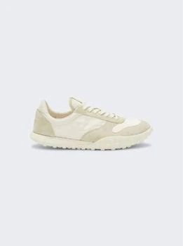 Jil Sander | Men Vapour Low Top Shiny Sneakers In White/light Grey