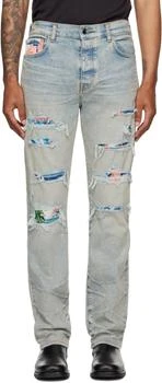 AMIRI | Blue Thrasher Slim Jeans