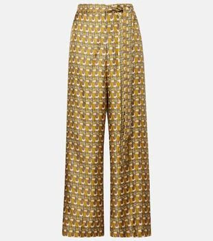 Max Mara | Printed silk wide-leg pants