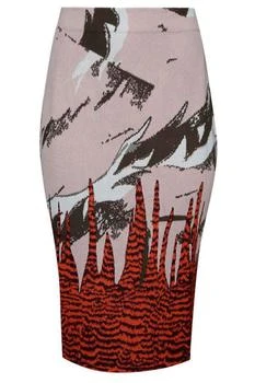 Bottega Veneta | Bottega Veneta Graphic Jacquard Midi Skirt