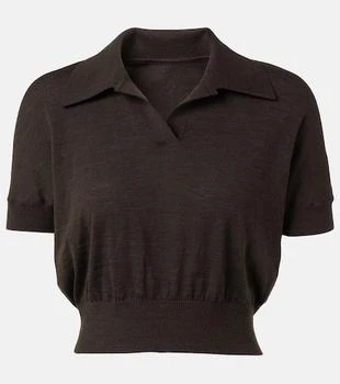Khaite | Morgane wool-blend polo shirt