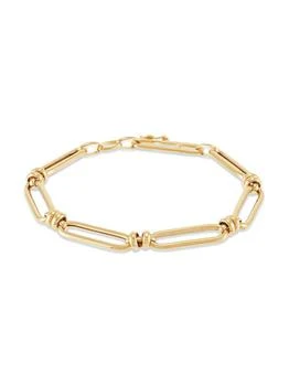 Saks Fifth Avenue | ​14K Yellow Gold Paperclip Bracelet