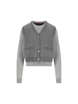Gucci | Gucci Vest Overlay Knit Sweater