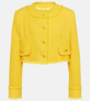 Dolce
Gabbana | Cropped wool-blend tweed jacket