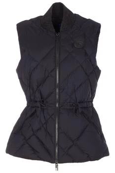 Burberry | Burberry Quilted Drawstring Waist Padded Vest