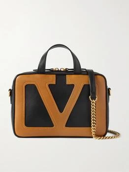 Valentino | Viva Superstar Small Two-tone Leather Shoulder Bag