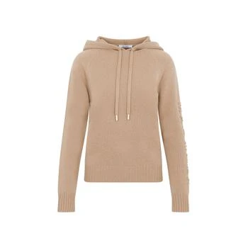 Max Mara | Max Mara Drawstring Long-Sleeved Knitted Hoodie