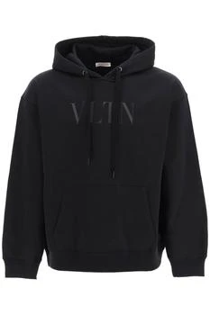 Valentino | Valentino VLTN Logo Printed Drawstring Hoodie