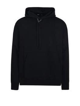 Valentino | Valentino Garavani Logo Plaque Drawstring Hoodie
