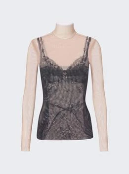 Balenciaga | Balenciaga Trompe-L’oeil Lingerie Top
