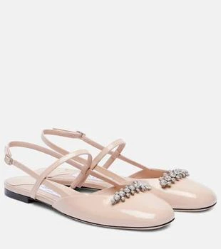 Jimmy Choo | Belinda patent leather flats