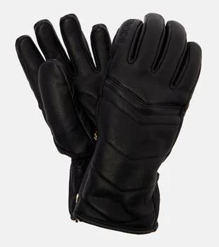 Bogner Dana quilted leather ski gloves