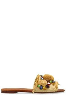 Dolce & Gabbana | Dolce & Gabbana Embellished Flip-Flops