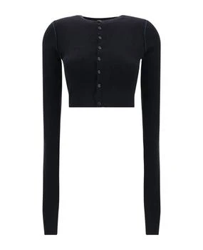 MAISON MARGIELA | Women's Long Sleeve Cardigan In Black