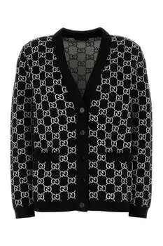 Gucci | Gucci Monogrammed Button-Up Cardigan