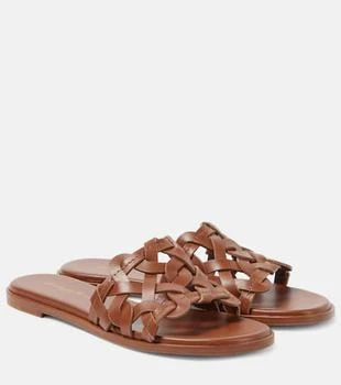 Gianvito Rossi | Amalfi leather slides