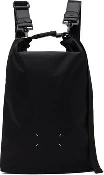 MAISON MARGIELA | Black High Tech Roll Up Backpack