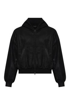 Balenciaga | Balenciaga Long-Sleeved Zip-Up Hoodie