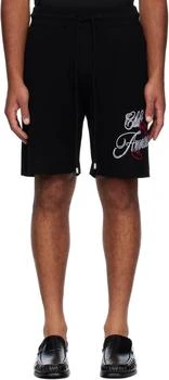 AMIRI | Black 
Club Amiri
 Crochet Shorts