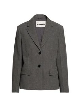 Jil Sander | Wool Single-Breasted Jacket