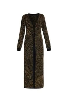 ETRO | Etro Paisley Jacquard Lurex Thread Maxi Cardigan