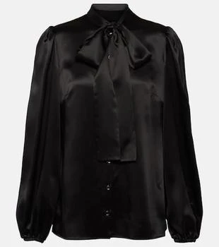 Dolce
Gabbana | Bow-detail silk satin blouse