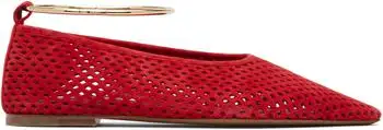 Jil Sander | Red Ring Ballerina Flats