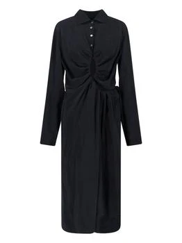 MAISON MARGIELA | Maison Margiela Knot Detail Shirt Dress