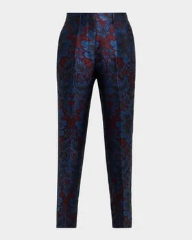 ETRO | Brocade Slim-Leg Crop Trousers