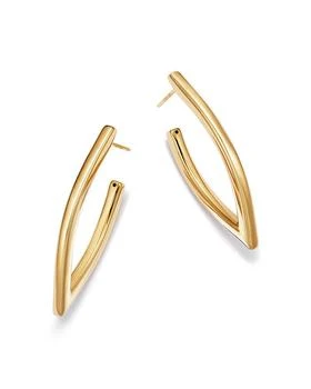 Bloomingdale's | V-Shape Hoop Earrings in 14K Yellow Gold