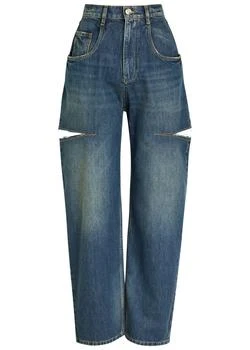 MAISON MARGIELA | Ripped barrel-leg jeans