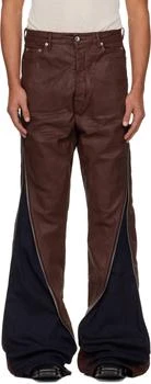 Rick Owens | Burgundy Concordians Bolan Banana Jeans
