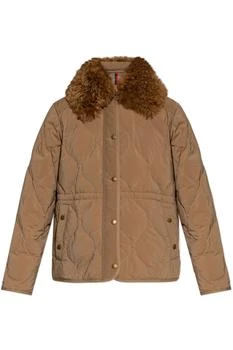 Moncler | Moncler Quintin 3-In-1 Shearling-Trimmed Short Quilted Jacket