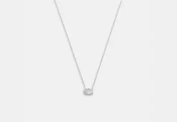 Coach Pave Signature Necklace