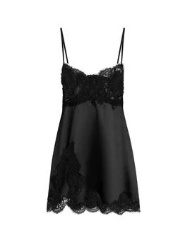Dolce & Gabbana | Dolce & Gabbana Lace Detailed Satin Dress