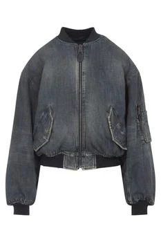 Balenciaga | Balenciaga Standard Denim Bomber Jacket