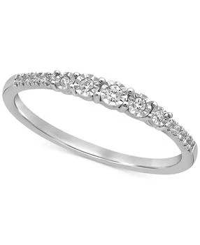 Macy's | Diamond Graduated Ring (1/10 ct. t.w.) in 14k White Gold