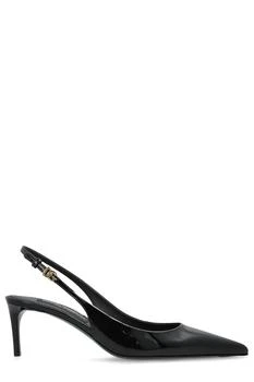 Dolce & Gabbana | Dolce & Gabbana DG Plaque Slingback Pumps